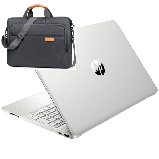 Laptop 15s-fq-Intel(R) Celeron(R)N4120-4Go Ram- 512Go SSD-Ecran 15.6"- Clavier Azerty- Win 11 pro + Sac en cuir offert gratuitement