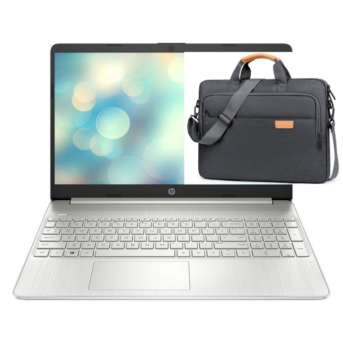 Laptop 15s-fq-Intel(R) Celeron(R)N4120-4Go Ram- 512Go SSD-Ecran 15.6"- Clavier Azerty- Win 11 pro + Sac en cuir offert gratuitement