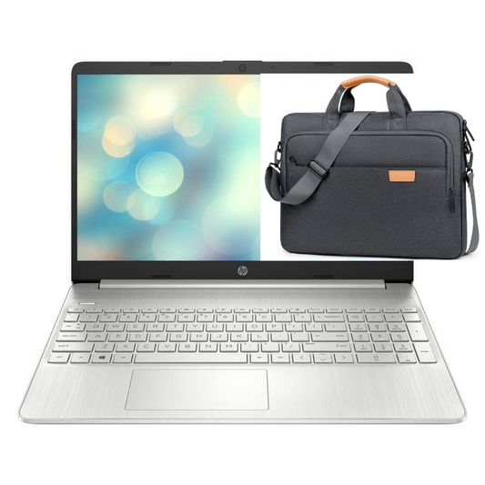 Laptop 15s-fq-Intel(R) Celeron(R)N4120-4Go Ram- 512Go SSD-Ecran 15.6"- Clavier Azerty- Win 11 pro + Sac en cuir offert gratuitement