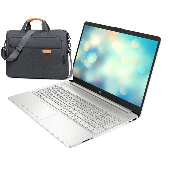Laptop 15s-fq-Intel(R) Celeron(R)N4120-4Go Ram- 512Go SSD-Ecran 15.6"- Clavier Azerty- Win 11 pro + Sac en cuir offert gratuitement